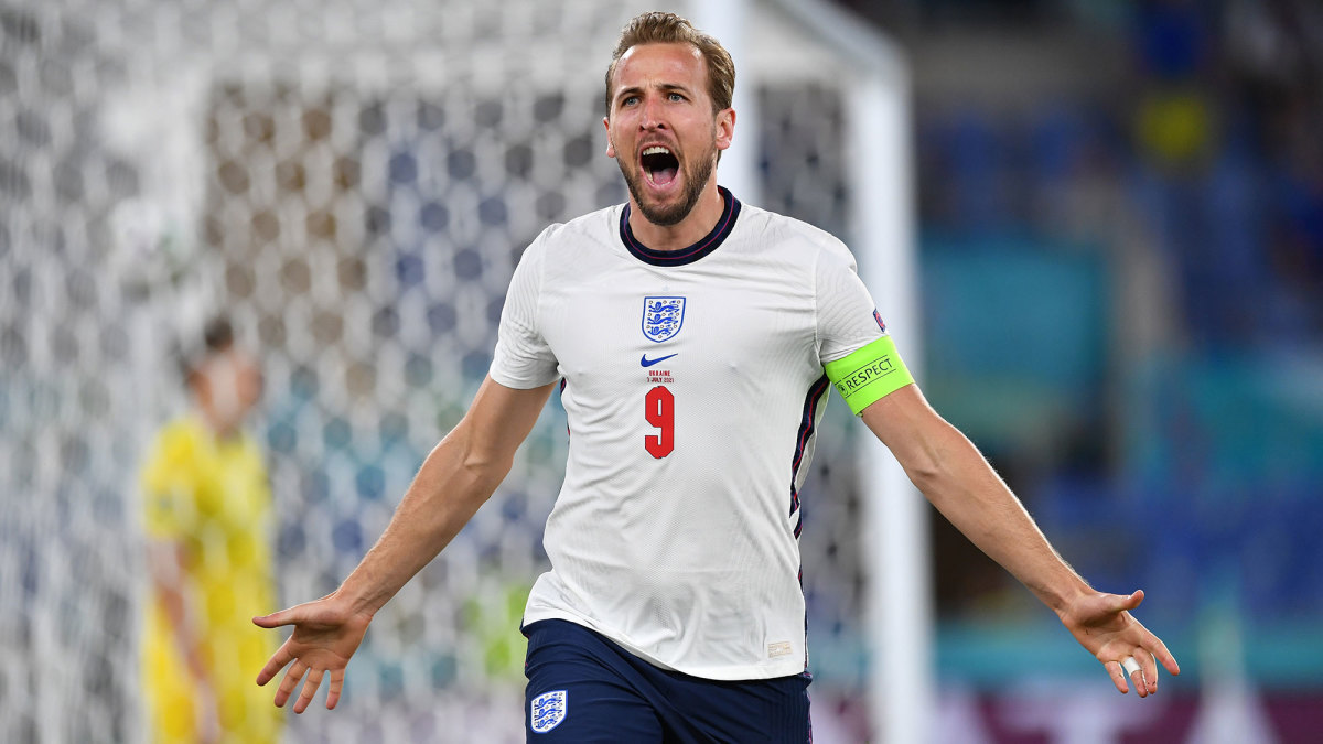 Harry Kane scores for England vs. Ukraine